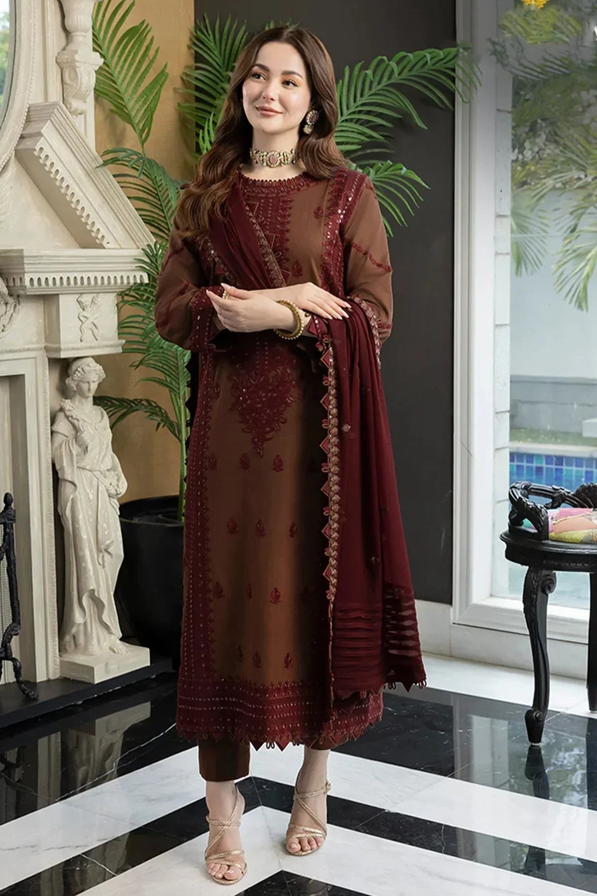 Asim Jofa Chiffon Dress SK 7029
