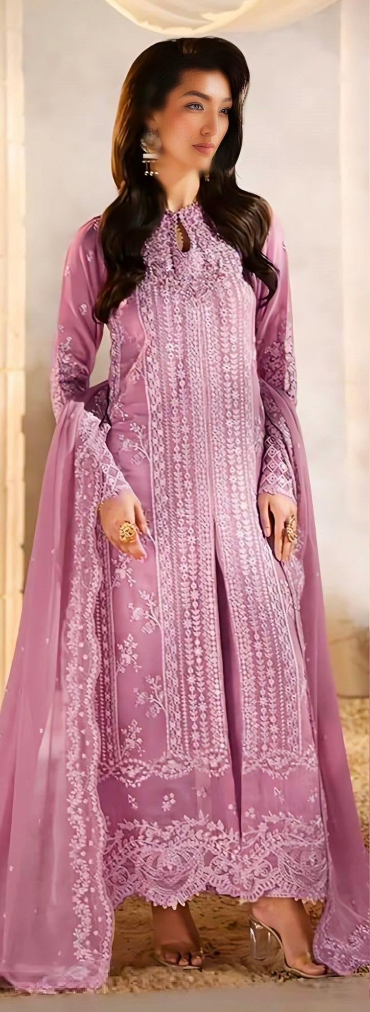 Azure Luxury Embroidered suit SK 7073