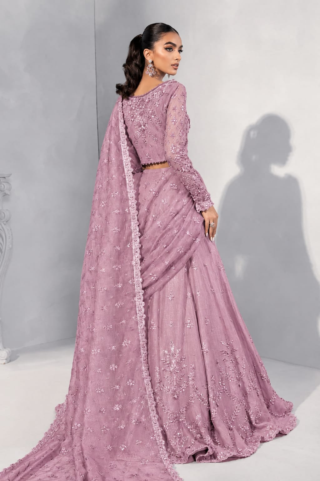 Maria B Couture Wedding Saree SR 5016