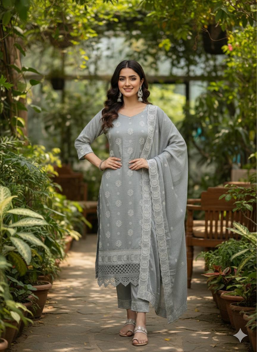 Indian Style Embroidered D.No 1114