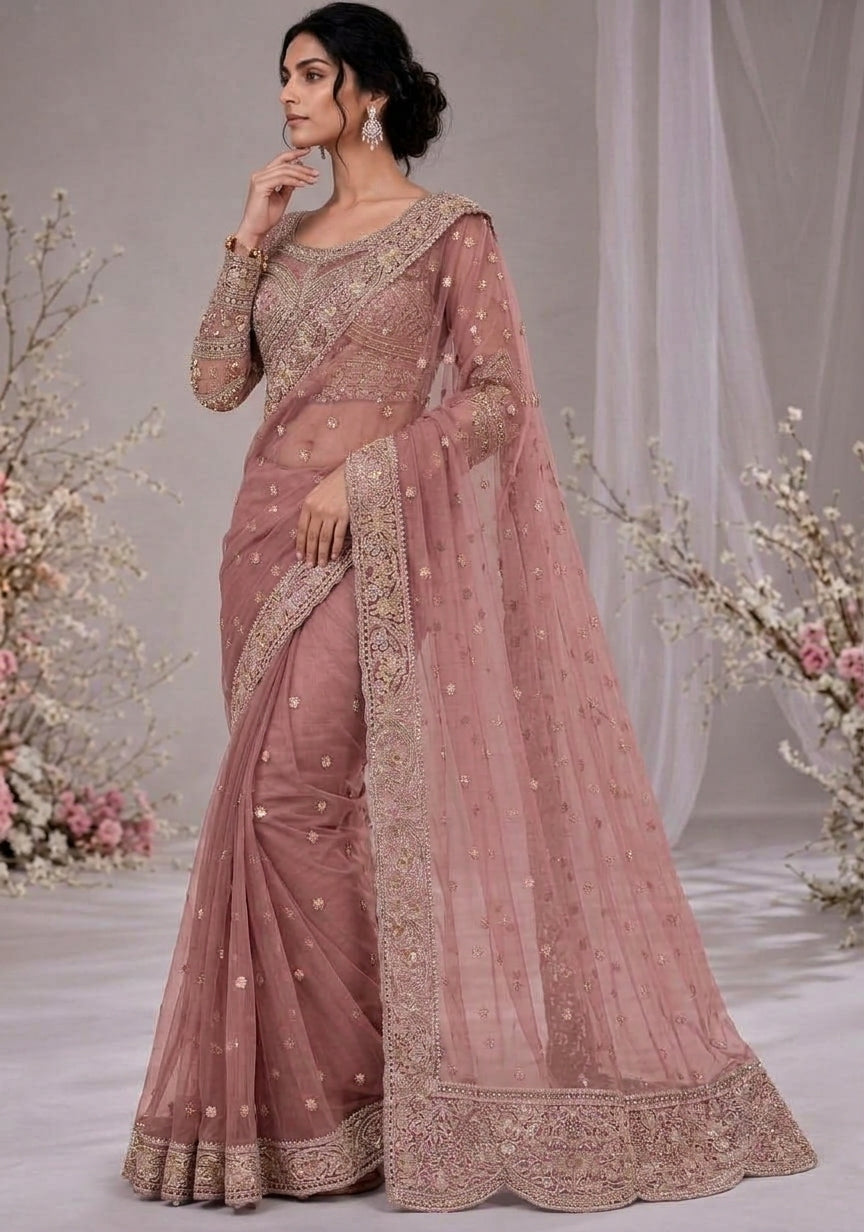 Maria B Embroidered Saree SR 12