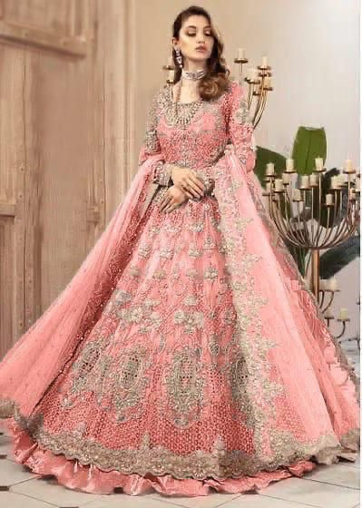 Maria B Bridal Luxury Net Maxi Embroidered MX 6012