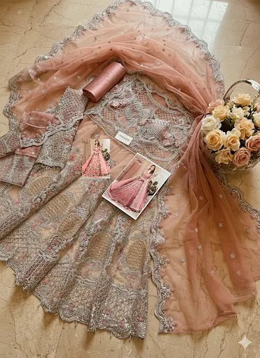 Maria B Bridal Luxury Net Maxi Embroidered MX 6012