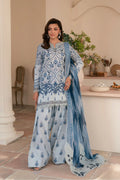 Digital Printed Silk 3pc Suit D. No 23