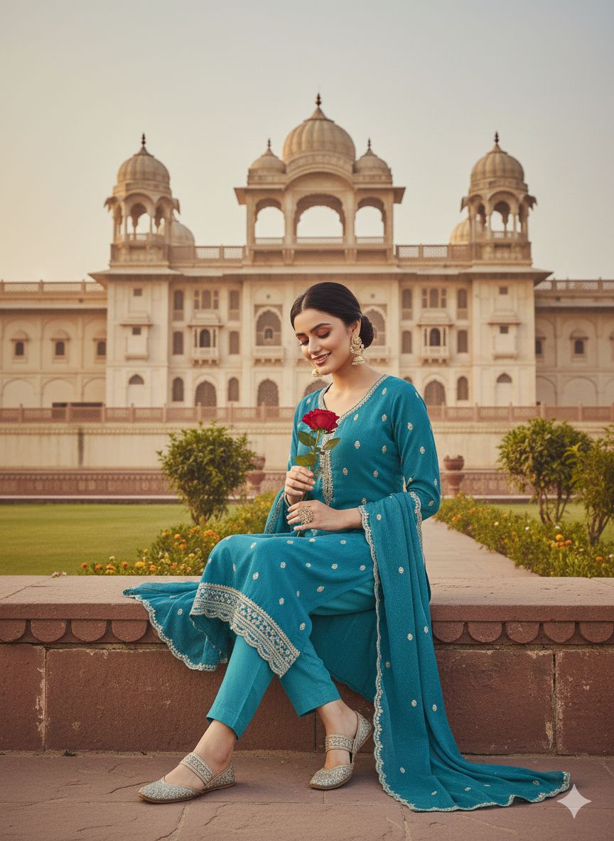 Indian Style Embroidered D.No 1111