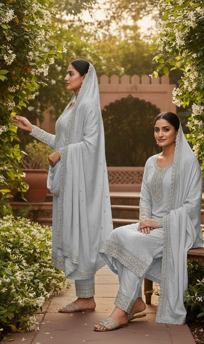 Indian Style Embroidered D.No 1112