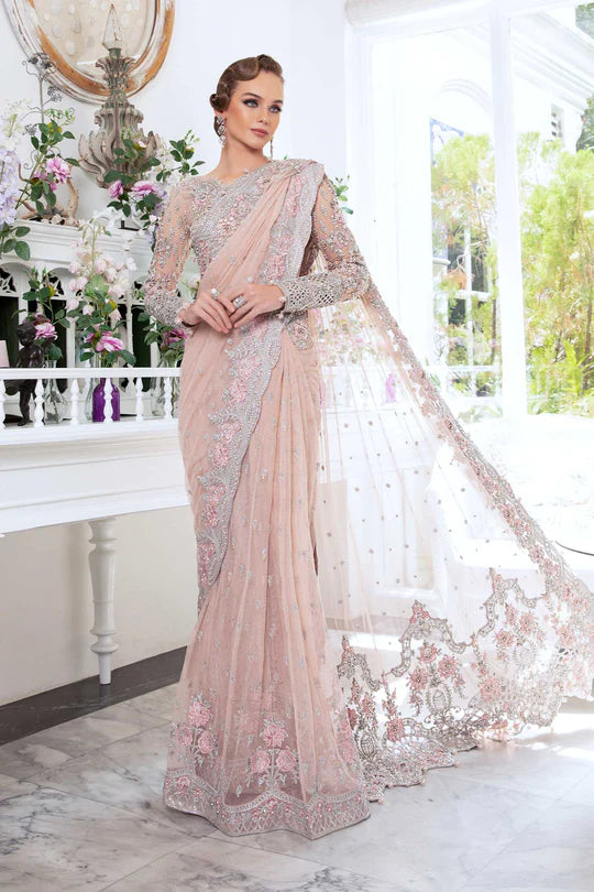 MariaB Couture QUEEN PINK Net Saree SR 5012