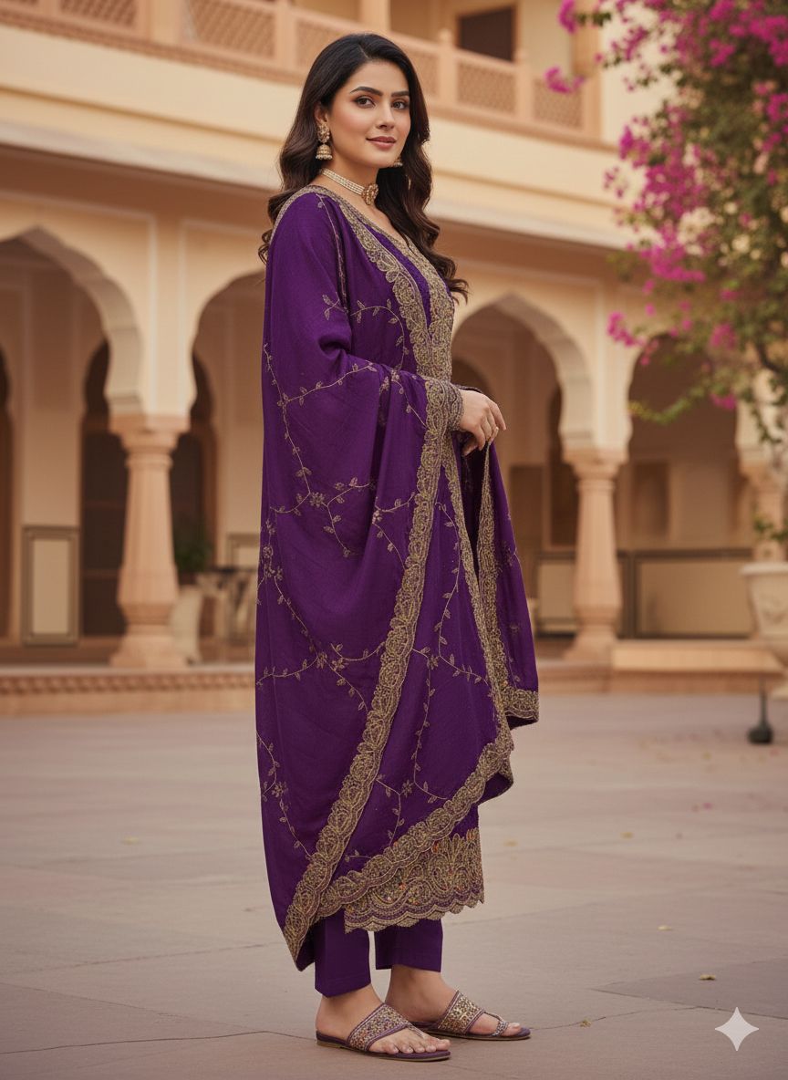 Indian Style Embroidered D.No 1104a