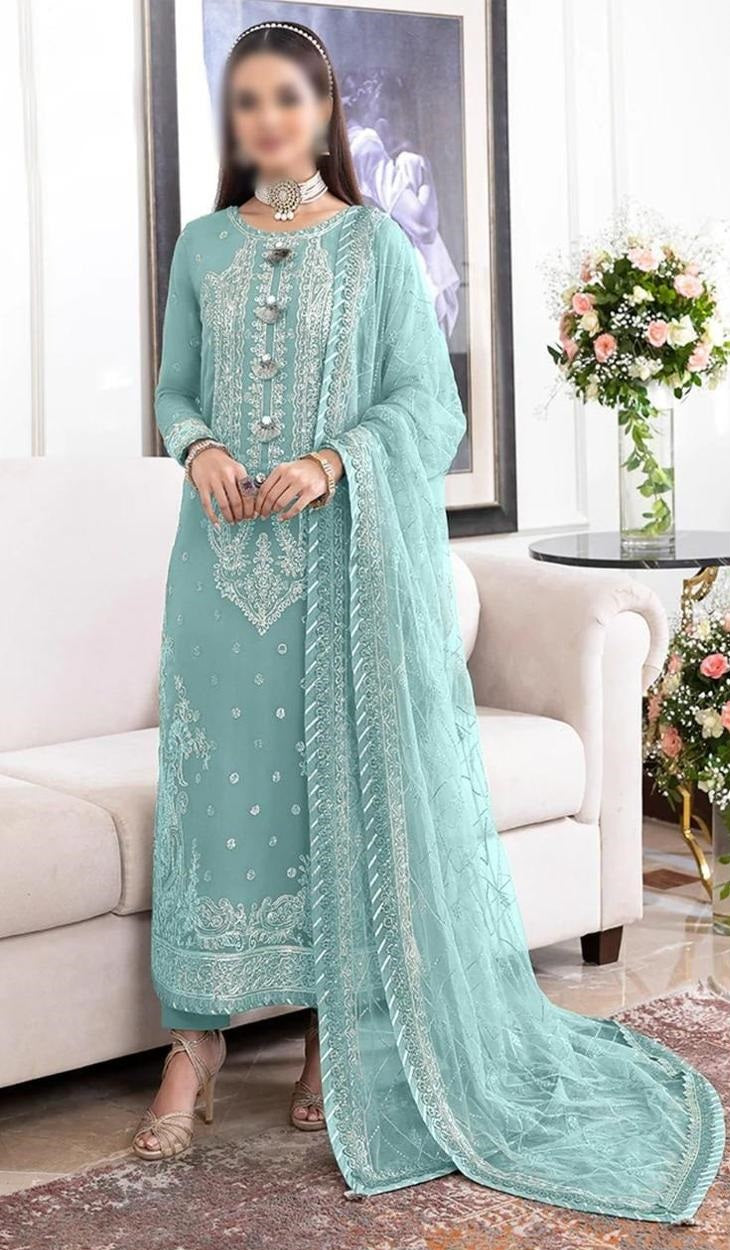 Asim Jofa Chiffon Dress SK 7046