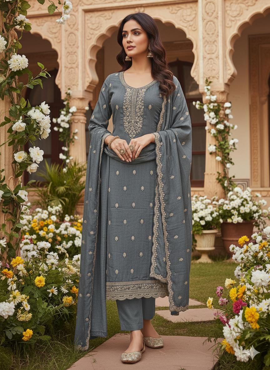 Indian Style Embroidered D.No 1111