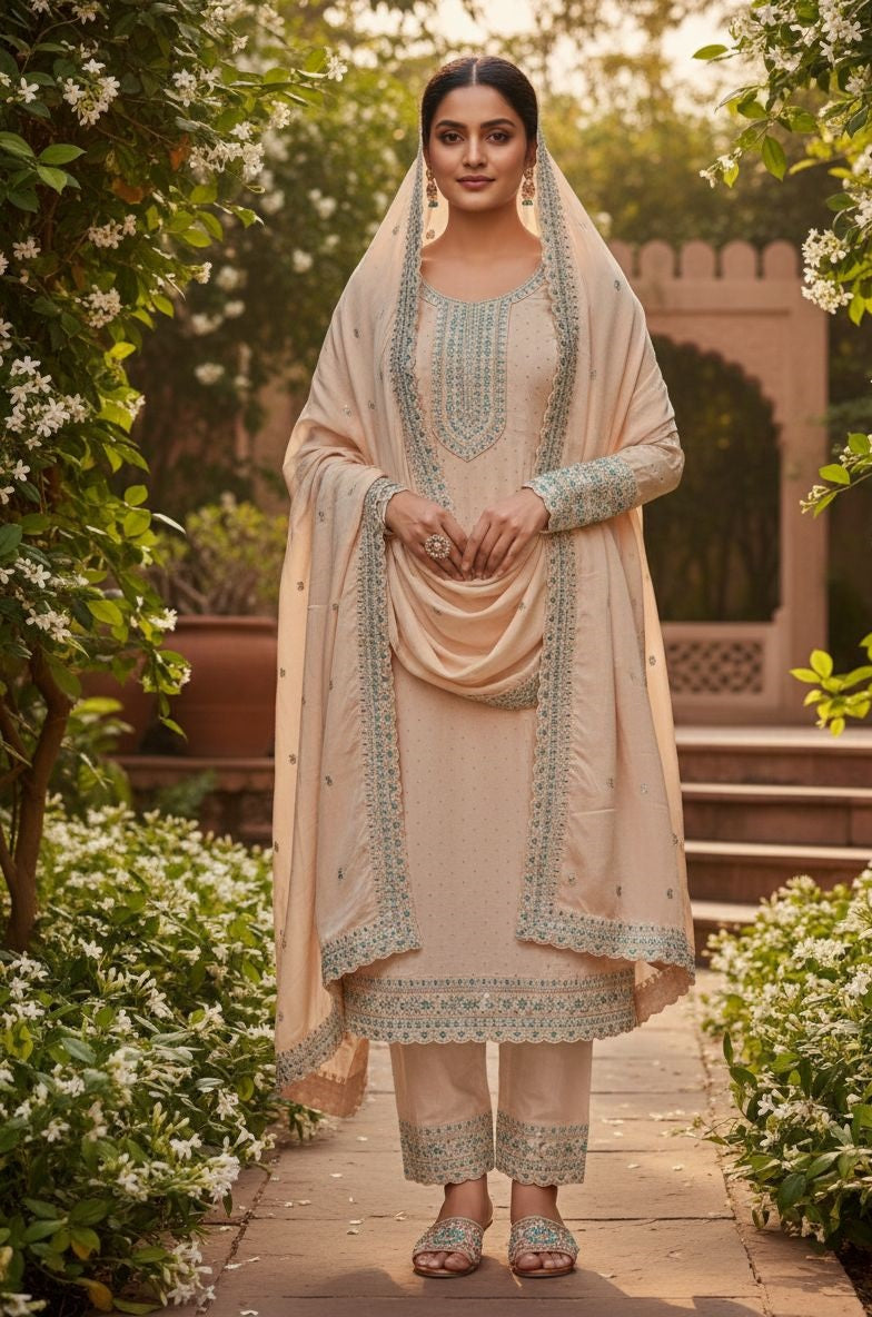 Indian Style Embroidered D.No 1112