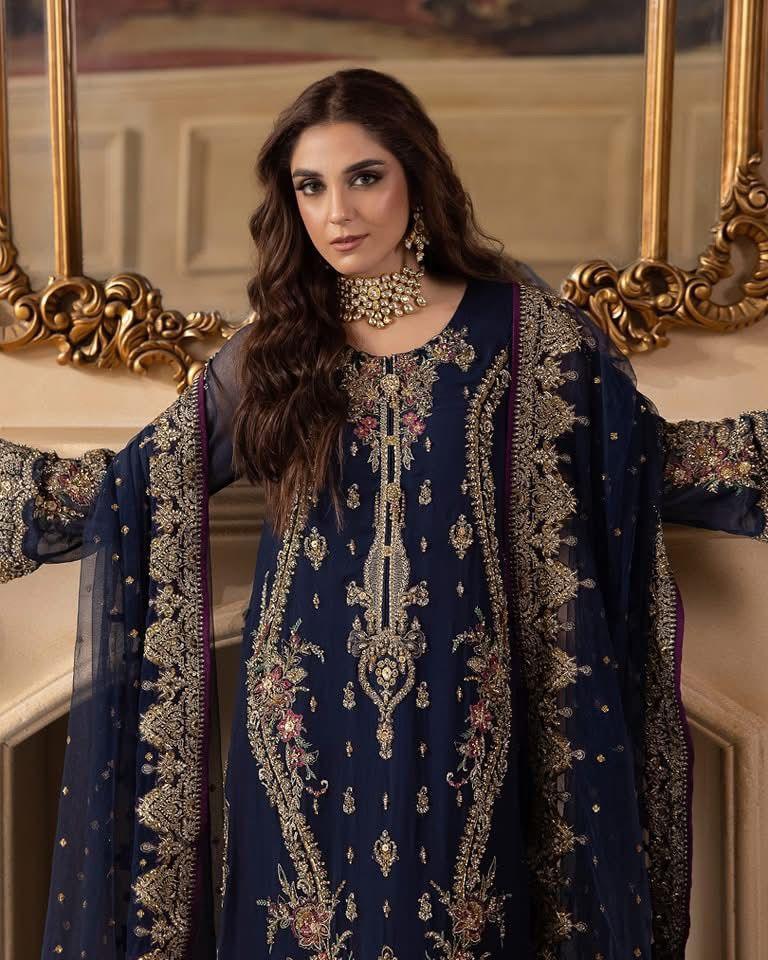 Charizma Chiffon Dress SK 7022