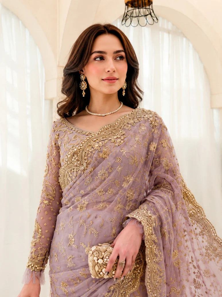 New Maria B Wedding Saree SR 5032