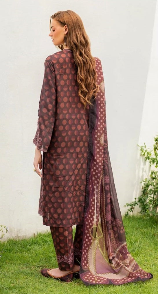 Baroque Printed Embroidered Lawn r
