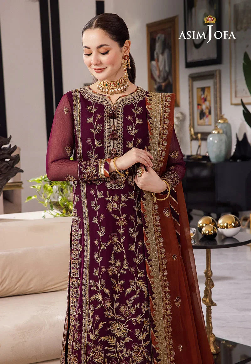 Asim Jofa Chiffon Dress SK 7028