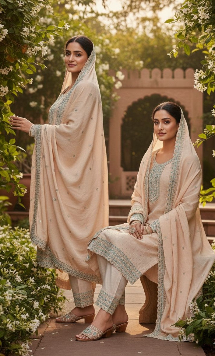 Indian Style Embroidered D.No 1112