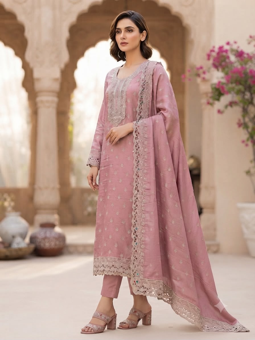 Indian Style Embroidered D.No 1123p