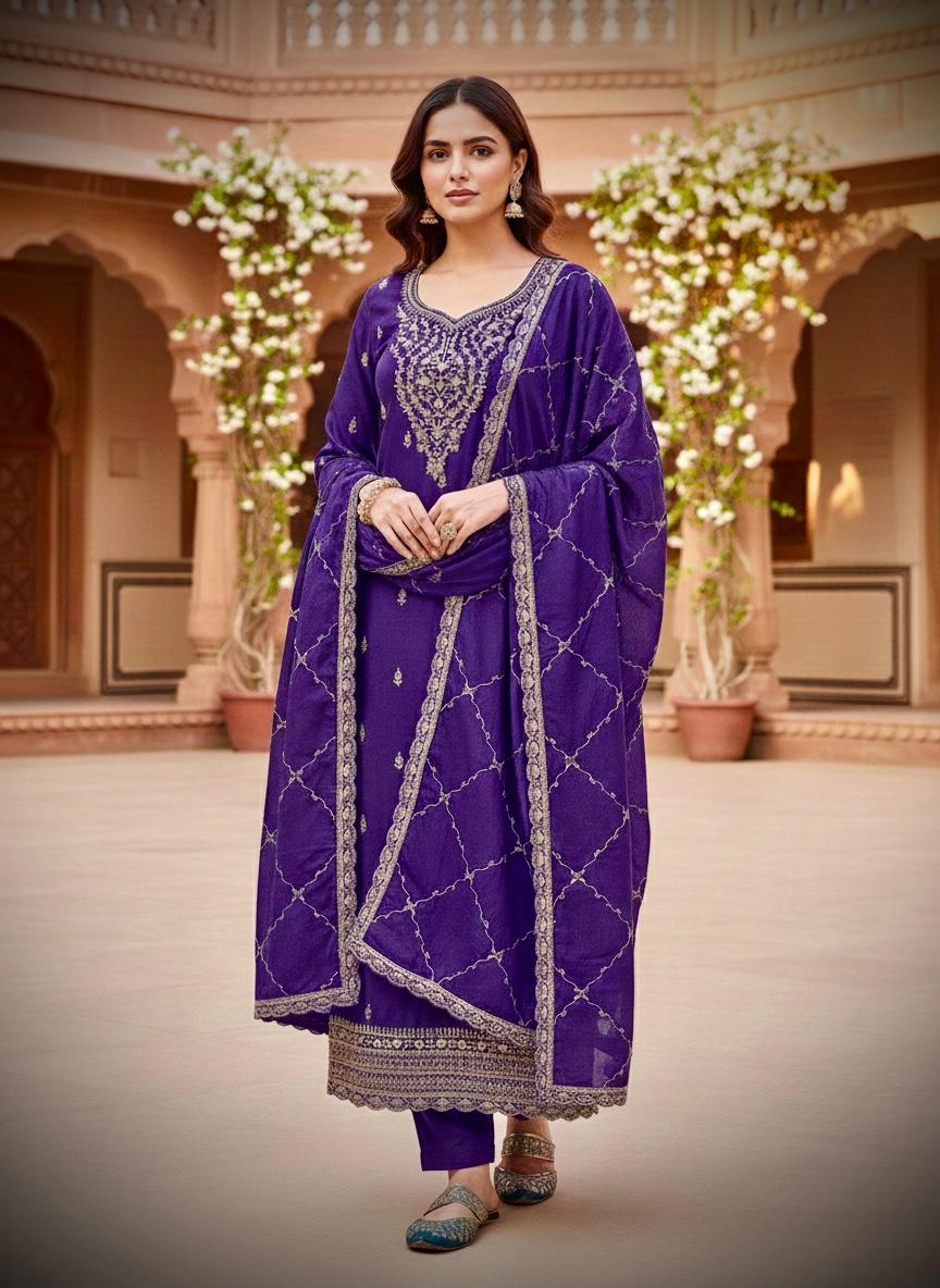 Indian Style Embroidered D.No 1108b