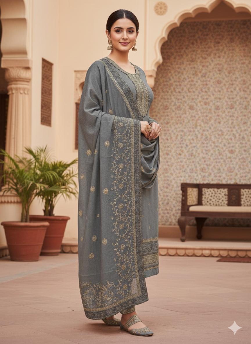 Indian Style Embroidered D.No 1115b