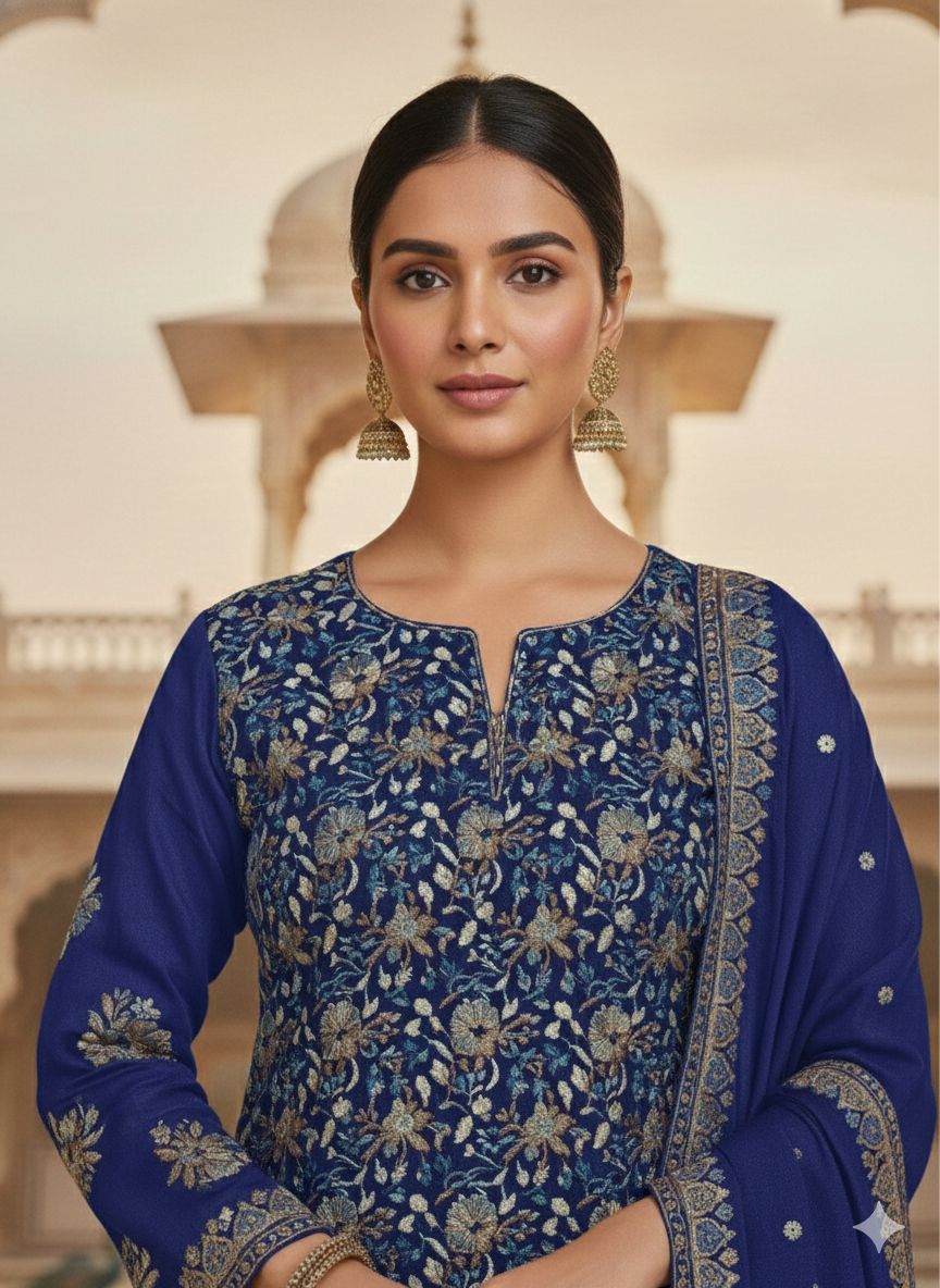 Indian Style Embroidered D.No 1118b