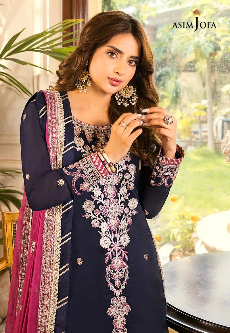 Asim Jofa Chiffon Dress SK 7046