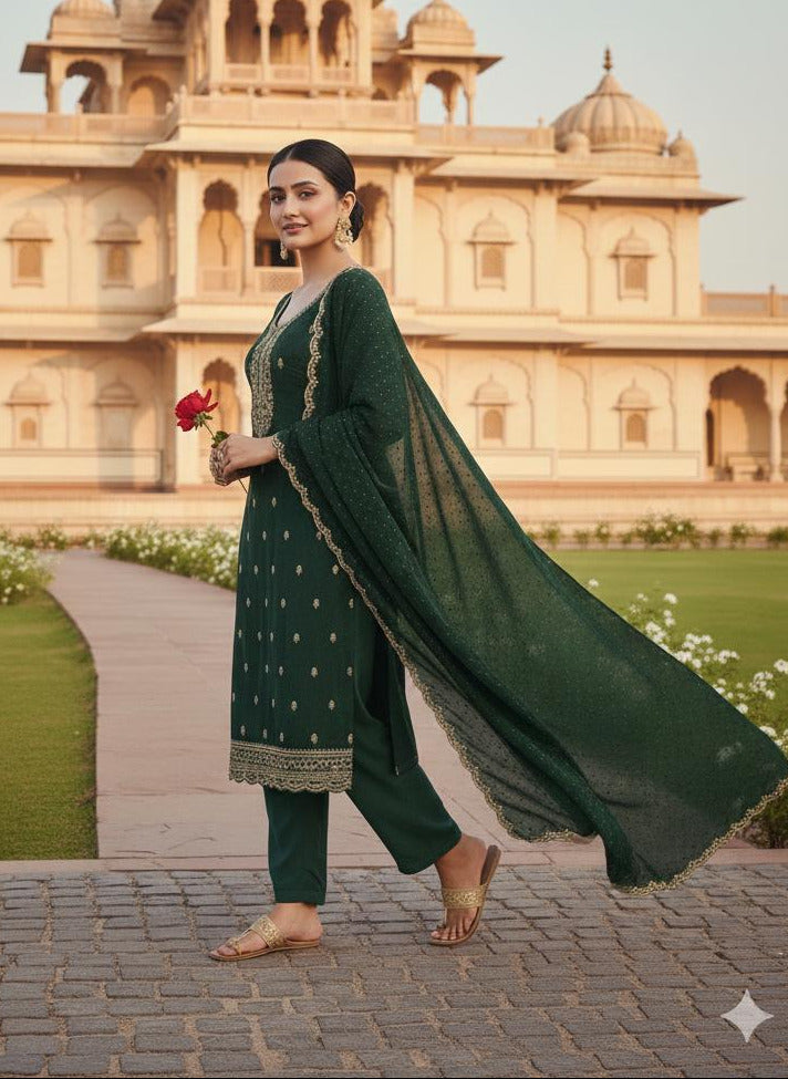 Indian Style Embroidered D.No 1111