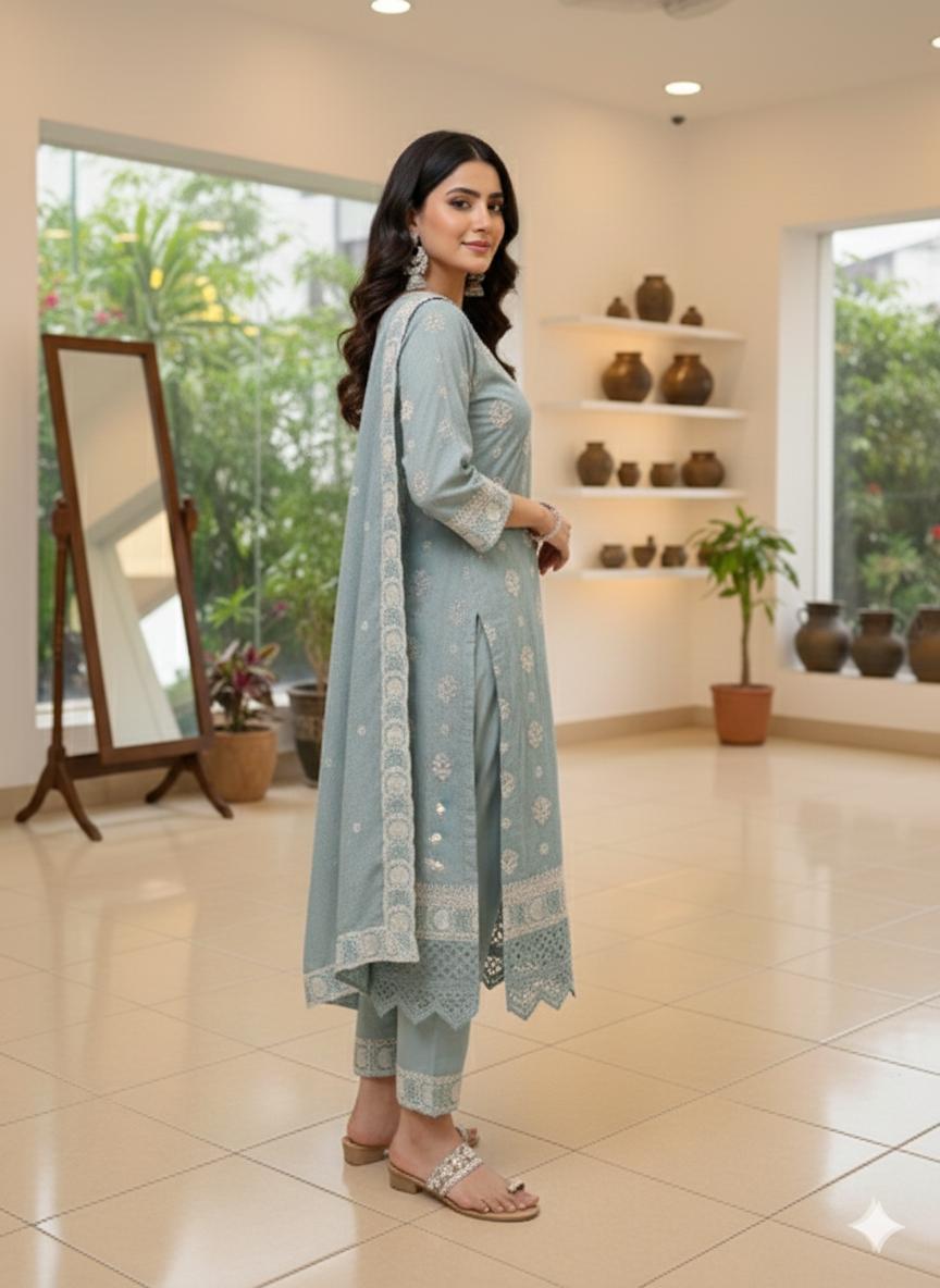 Indian Style Embroidered D.No 1114