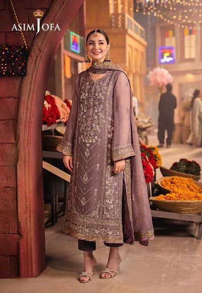 Asim Jofa Chiffon Dress SK 7042
