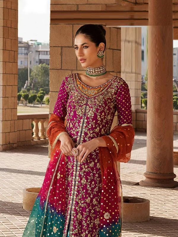 Zainab Chottani Wedding Luxury Chiffon SK 7071