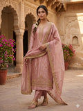 Sheesha Silk Cutdana Embroidered D.No 0140c