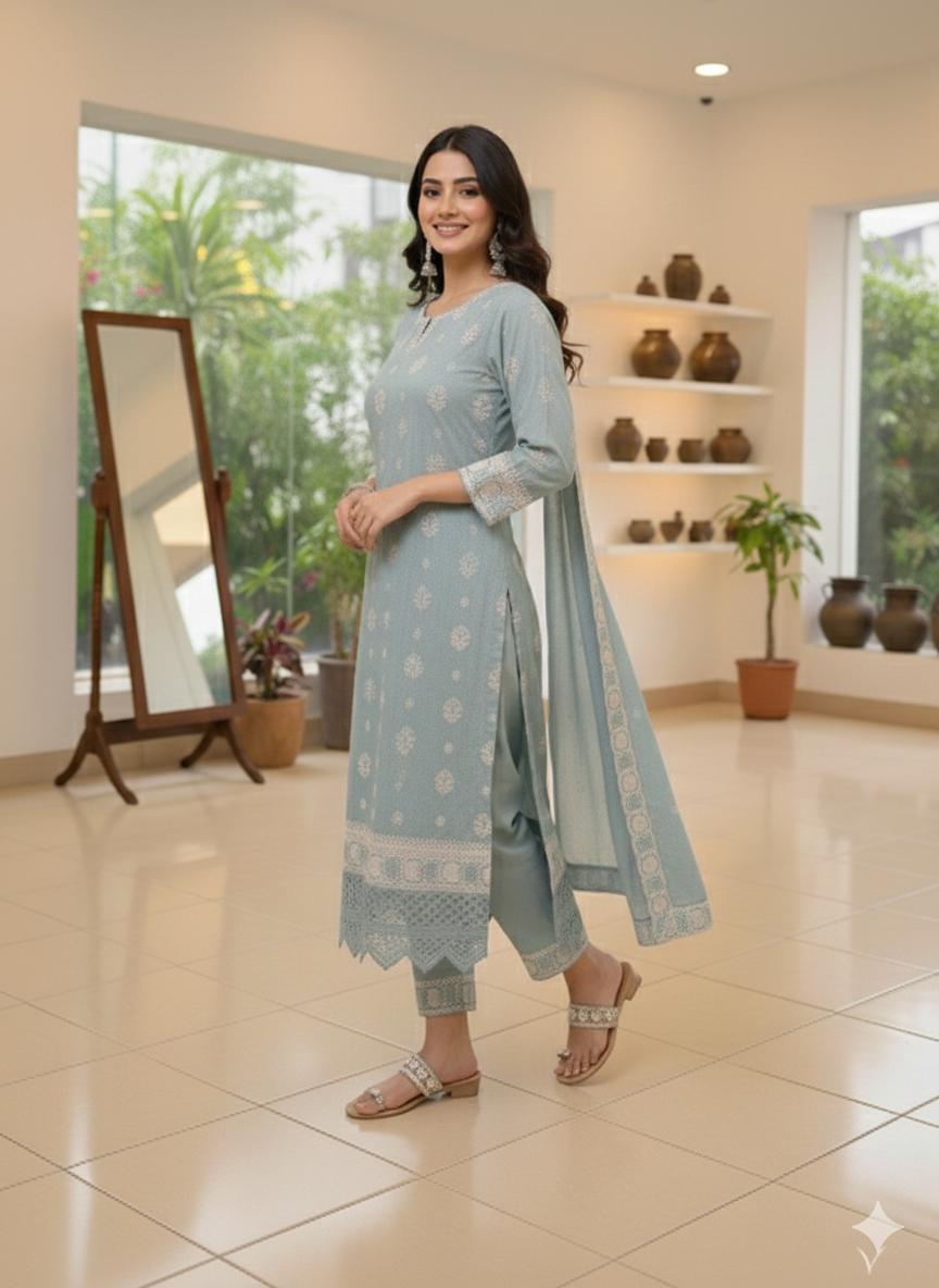 Indian Style Embroidered D.No 1114