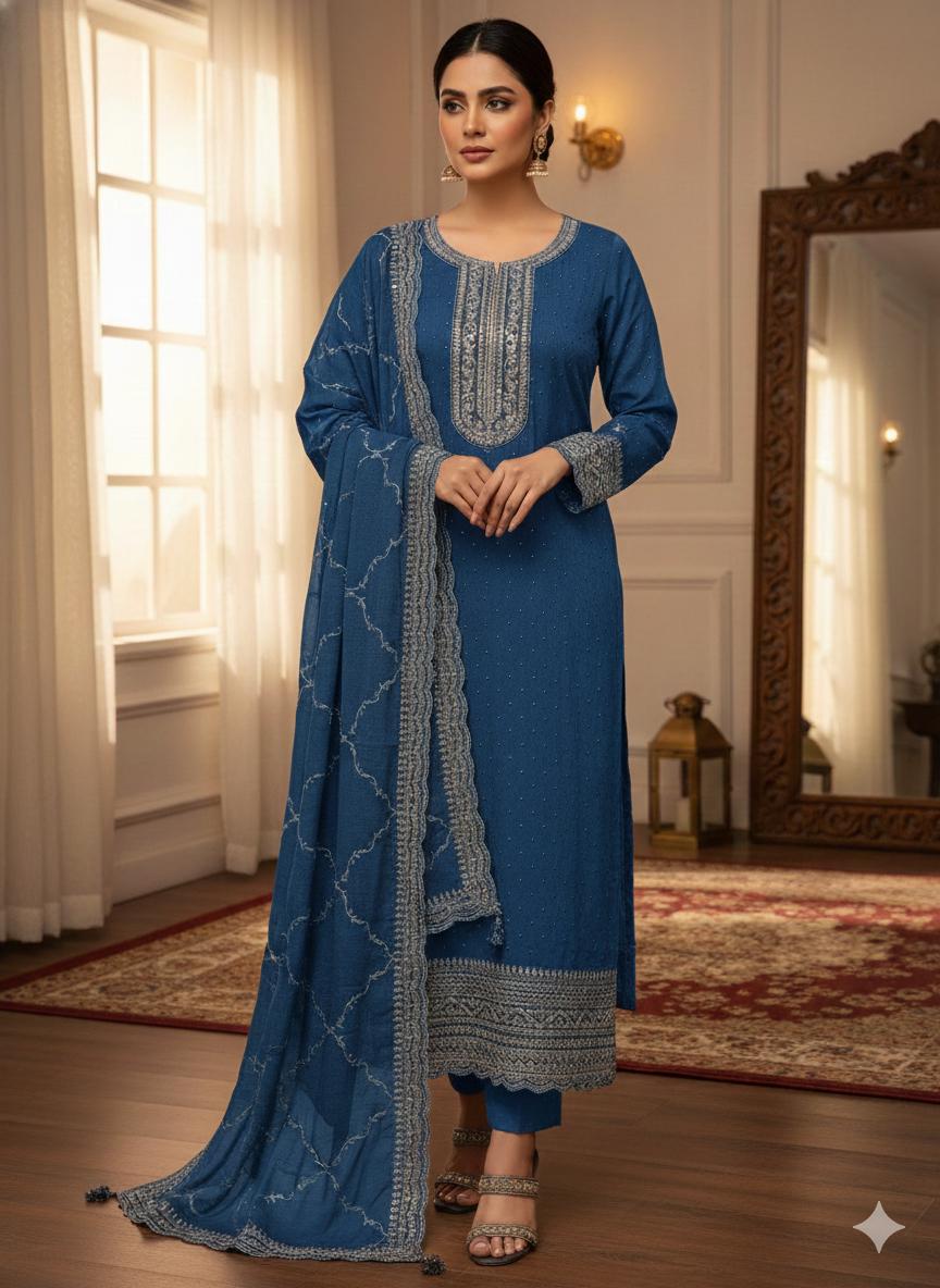 Indian Style Embroidered D.No 1106c