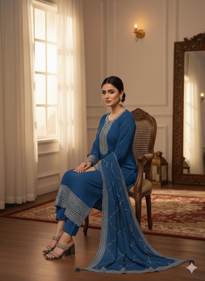 Indian Style Embroidered D.No 1106c