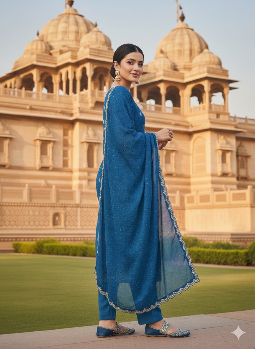 Indian Style Embroidered D.No 1111