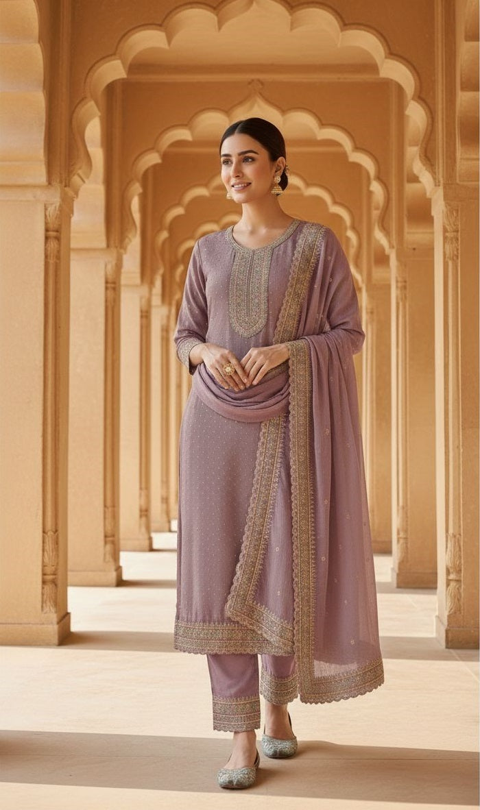 Indian Style Embroidered D.No 1112