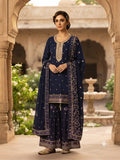 Premium Chiffon Gharara Dress D.No 2001b