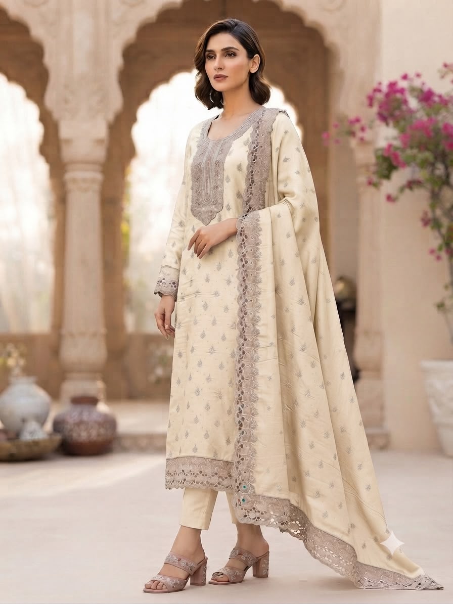 Indian Style Embroidered D.No 1123w