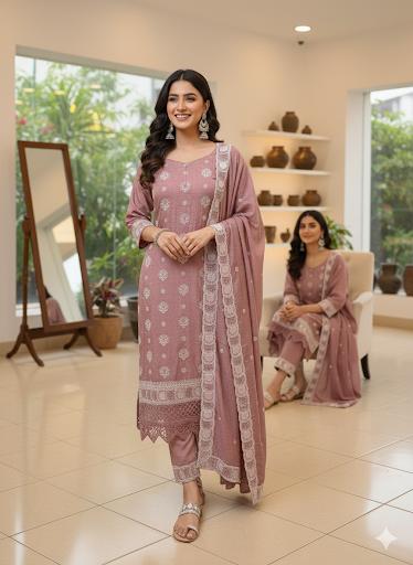 Indian Style Embroidered D.No 1114