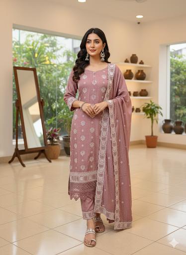 Indian Style Embroidered D.No 1114