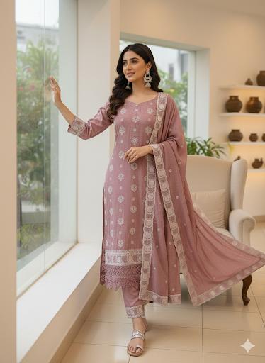 Indian Style Embroidered D.No 1114