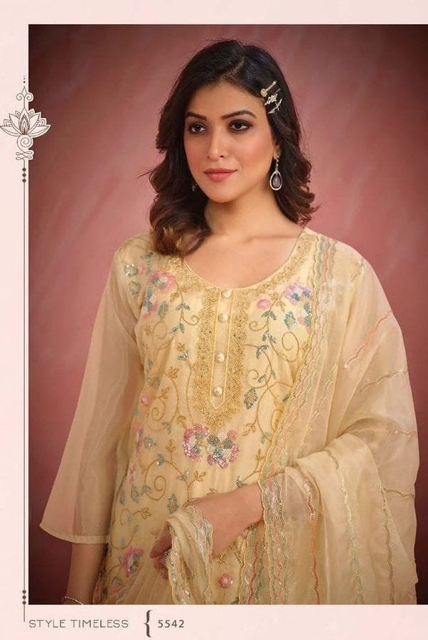 Indian Style Embroidered D.No 5542