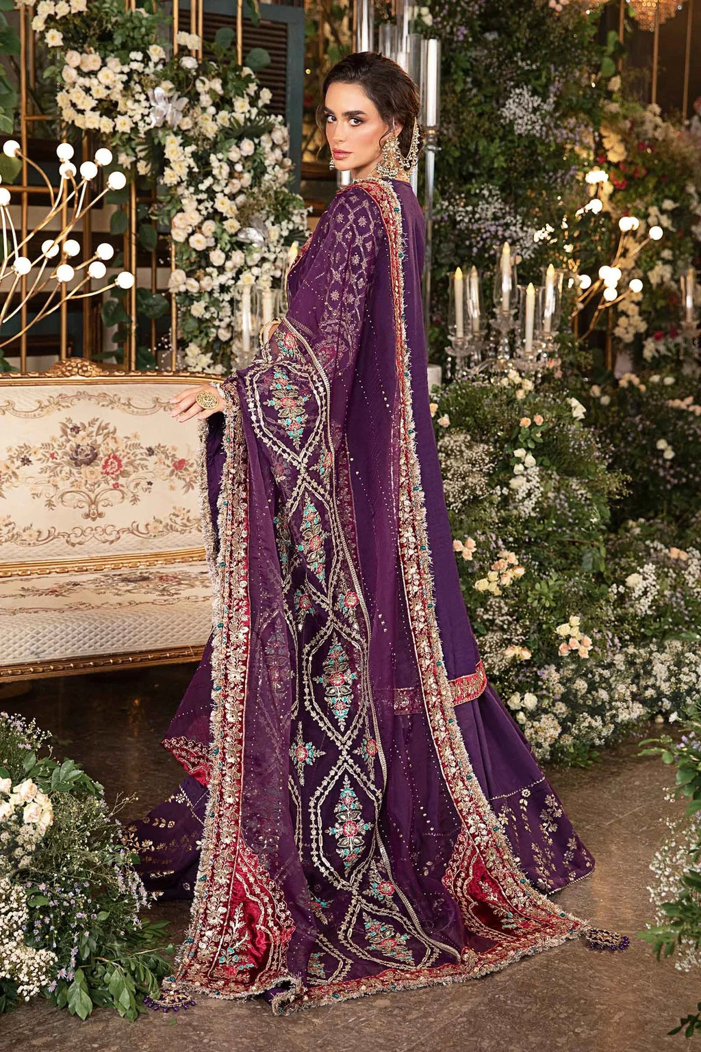 Maria B Mbroidered Wedding Suit SK 7021