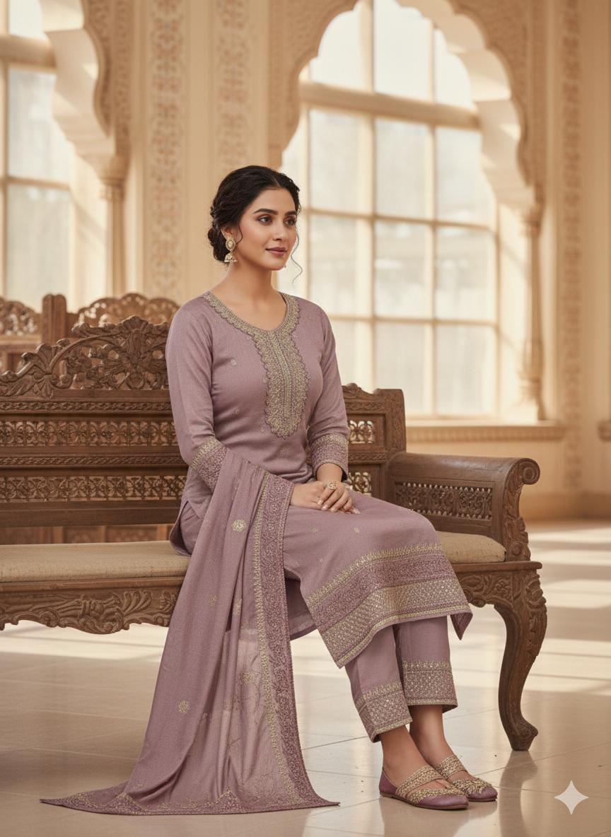 Indian Style Embroidered D.No 1115e