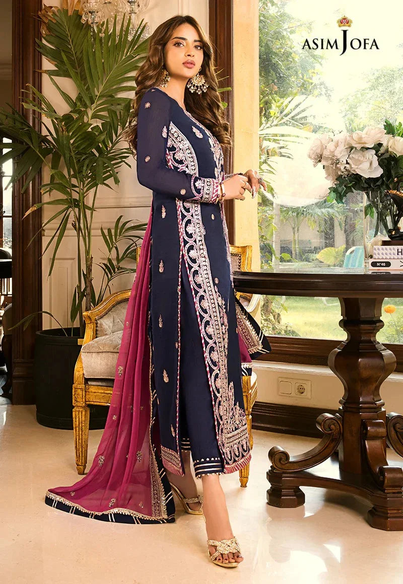 Asim Jofa Chiffon Dress SK 7046