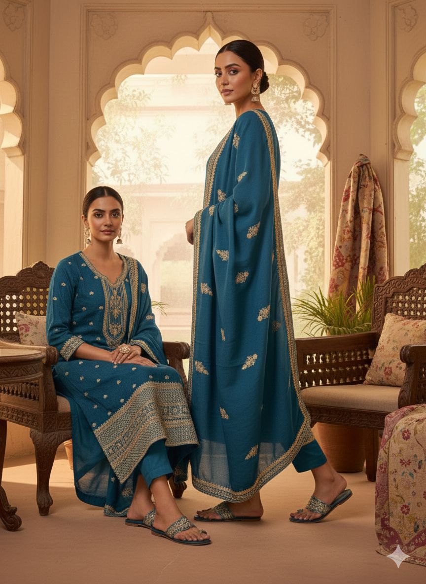 Indian Style Embroidered D.No 1116f