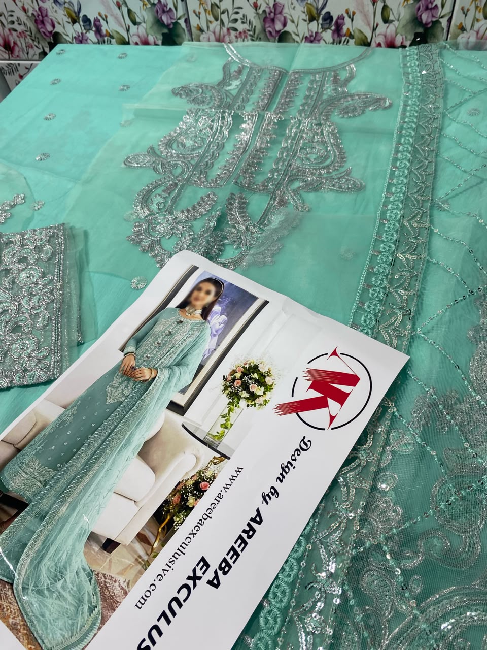 Asim Jofa Chiffon Dress SK 7072g
