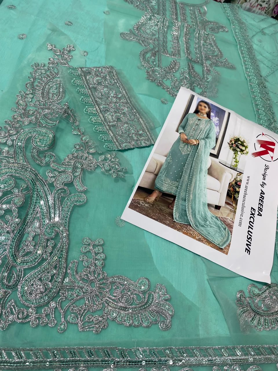 Asim Jofa Chiffon Dress SK 7072g