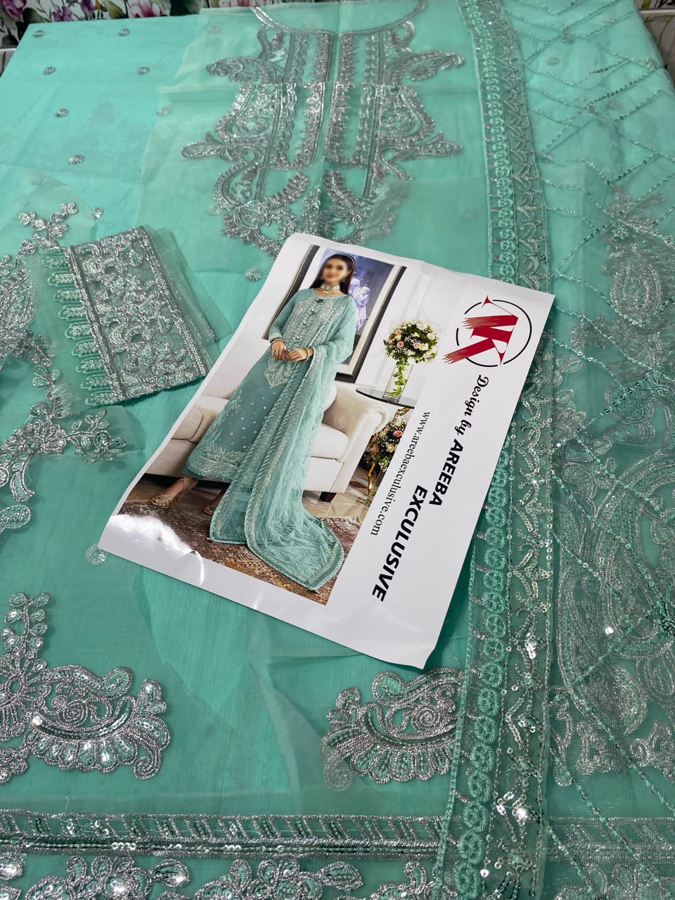 Asim Jofa Chiffon Dress SK 7072g