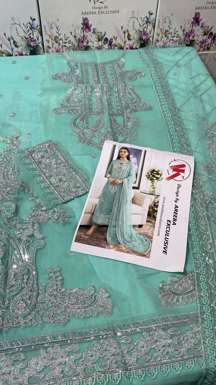 Asim Jofa Chiffon Dress SK 7072g
