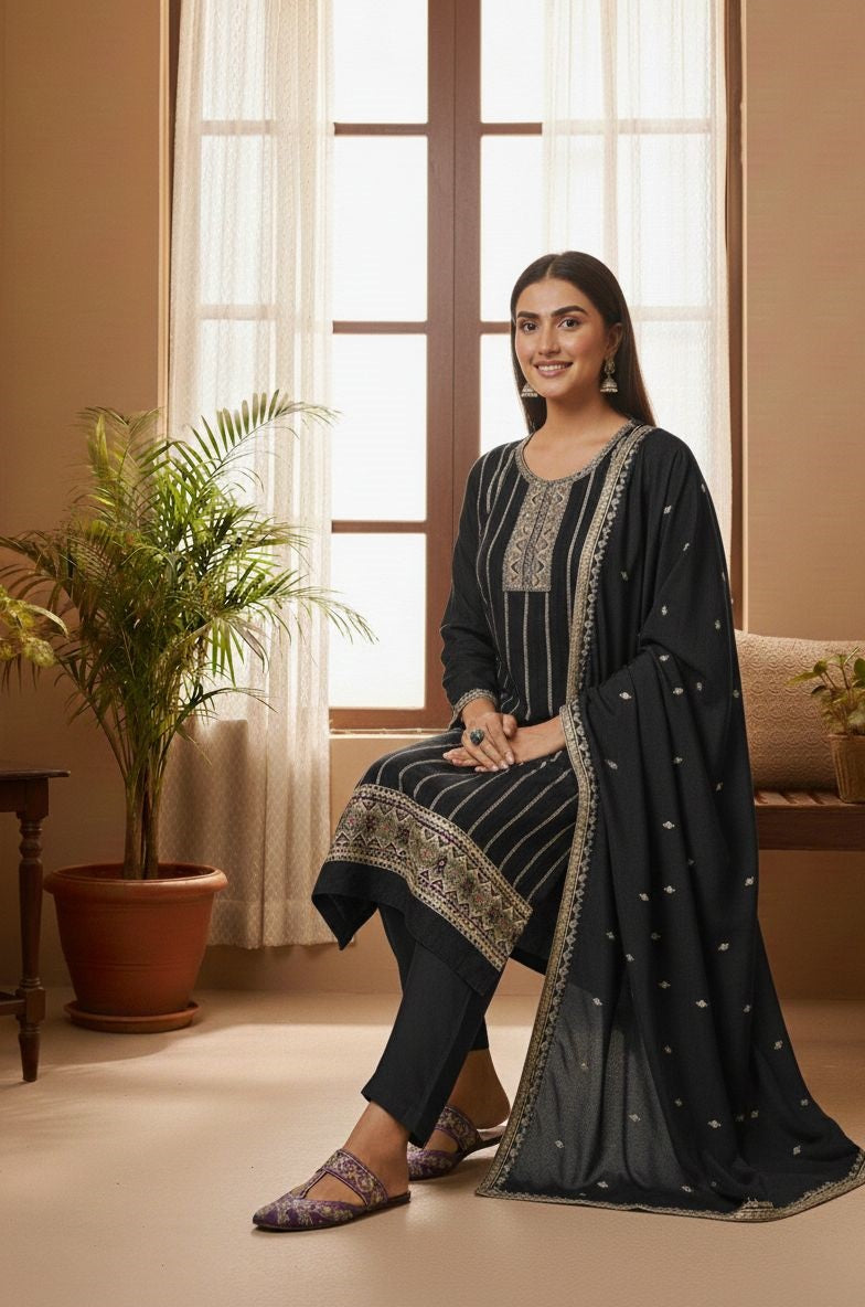 Indian Style Embroidered D.No 1117